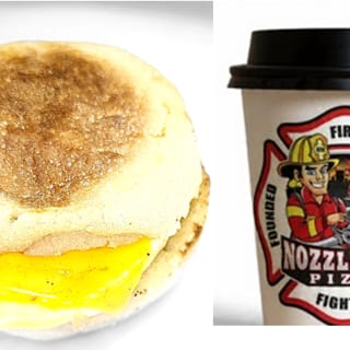 Siren Egg and cheese Combo with coffee combo
