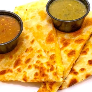 Hose Wrapped Cheese Quesadilla