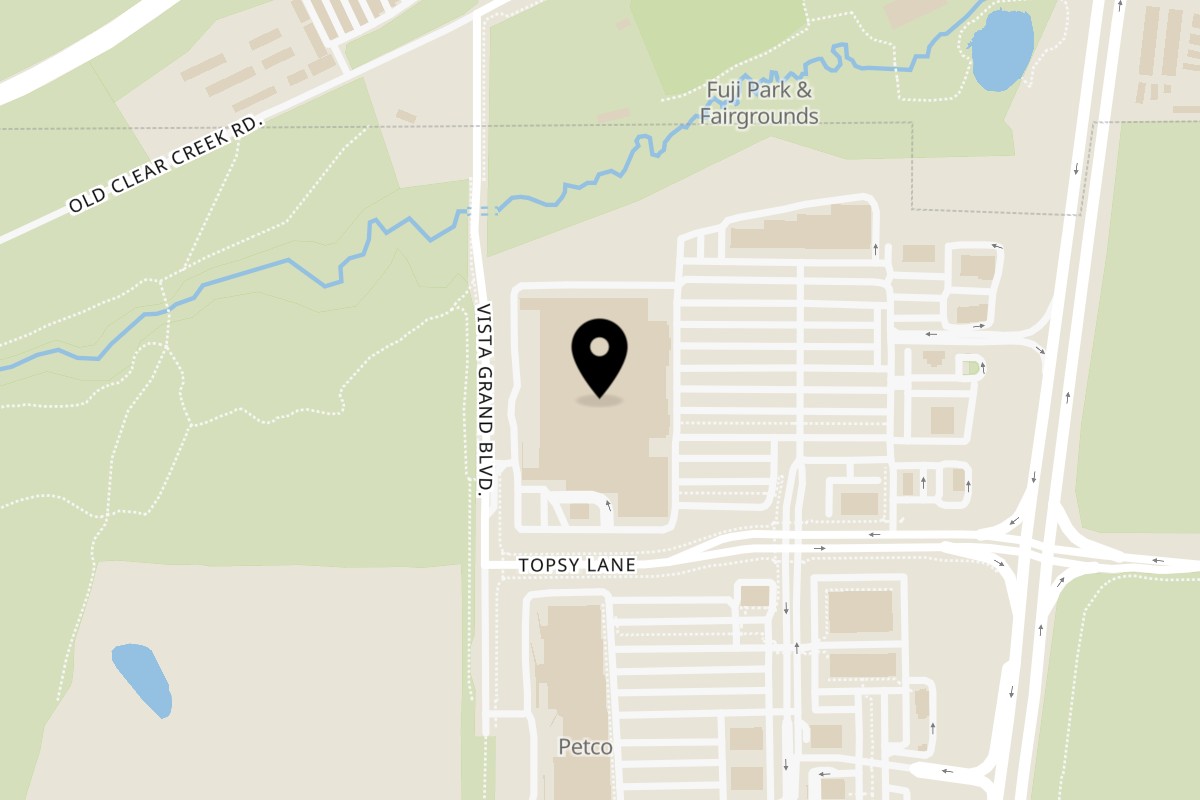 Map showing the location of Nozzleman pizza on 3770 US-395 in Carson City